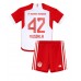 Bayern Munich Jamal Musiala #42 Babykleding Thuisshirt Kinderen 2023-24 Korte Mouwen (+ korte broeken)